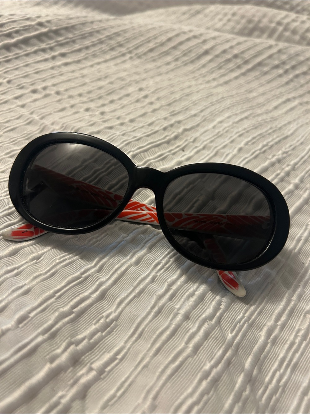 kate spade Black Oval Sunglasses (prescription lenses)